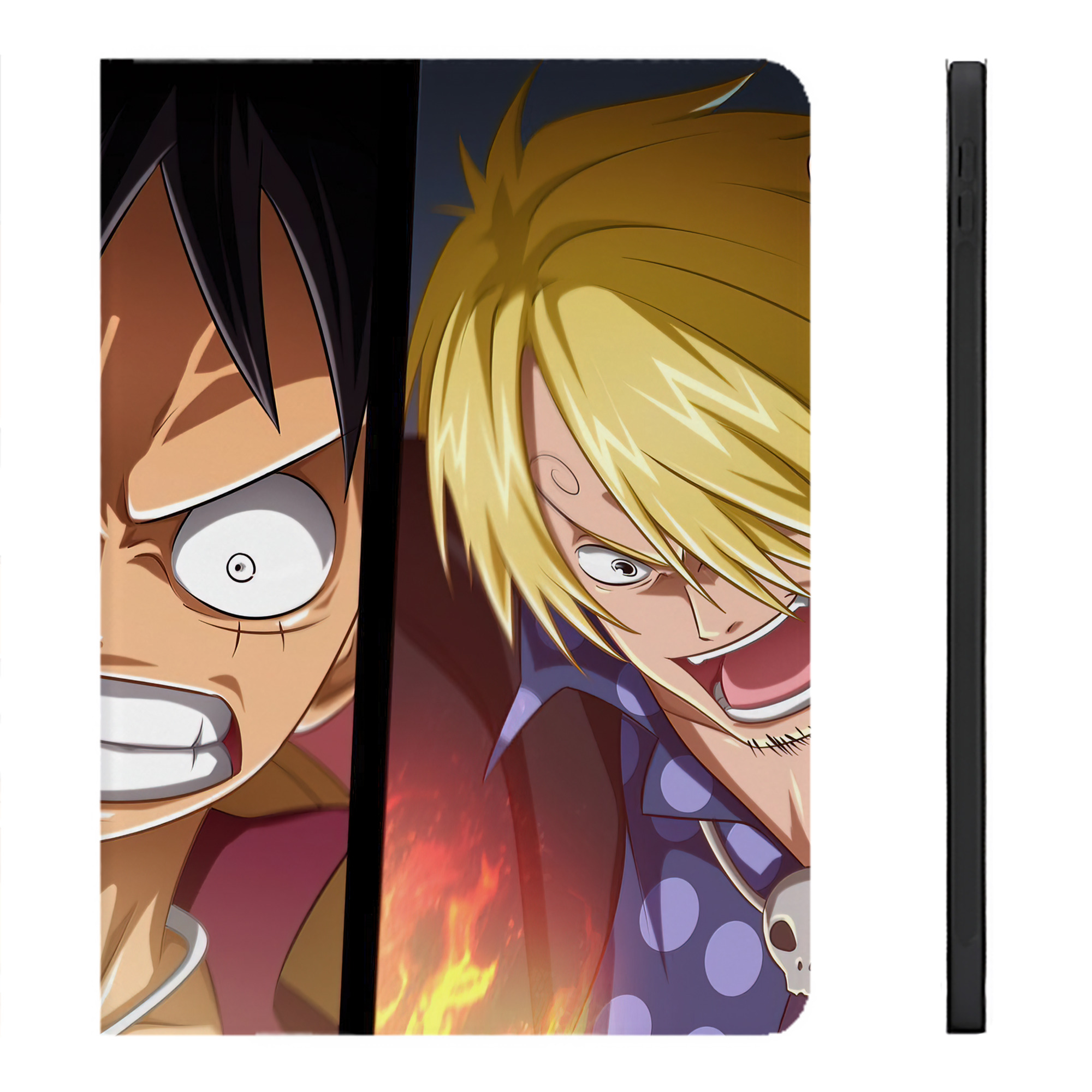 （画像用） ワンピース ONE PIECE IPadケース ペンホルダー付き ブックスタイルデザイン